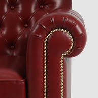 Crimson Regent Armchair
