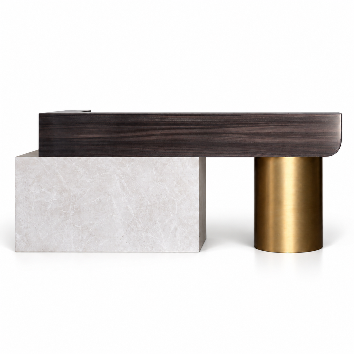 Aureon Sculptural Reception Desk