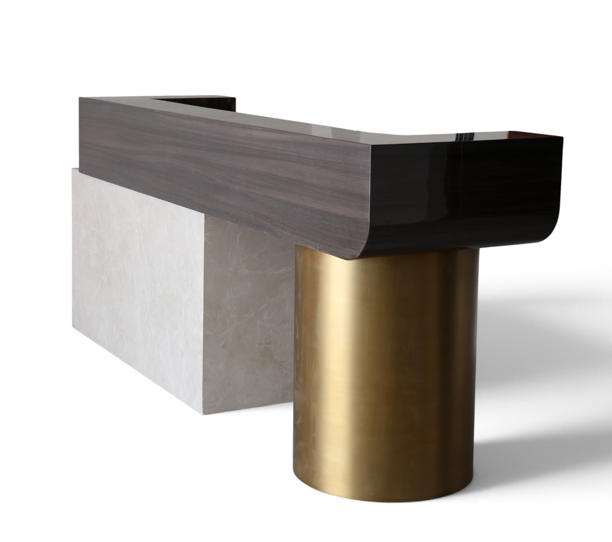 Aureon Sculptural Reception Desk