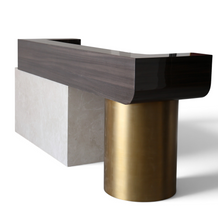 Aureon Sculptural Reception Desk