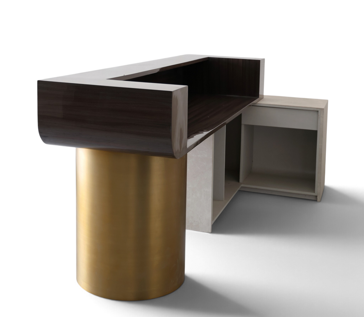 Aureon Sculptural Reception Desk