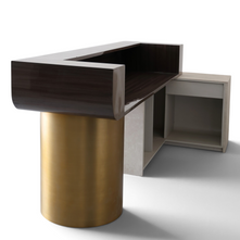 Aureon Sculptural Reception Desk