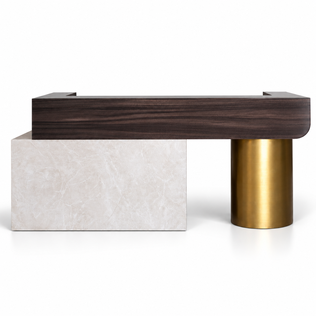Aureon Sculptural Reception Desk