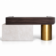 Aureon Sculptural Reception Desk