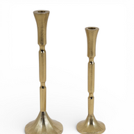 Luxe Gold Taper Candle Holders