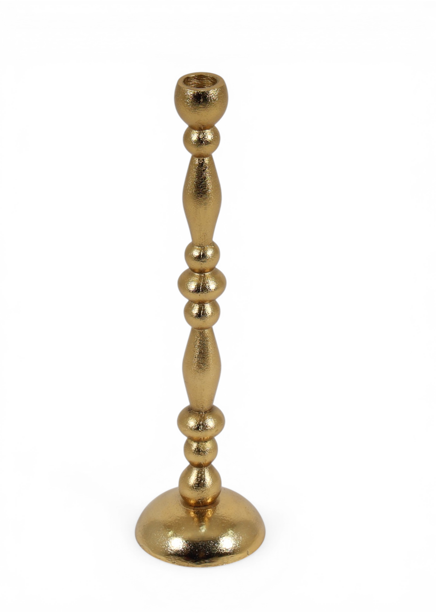 Royal Spindle Brass Candle Holders