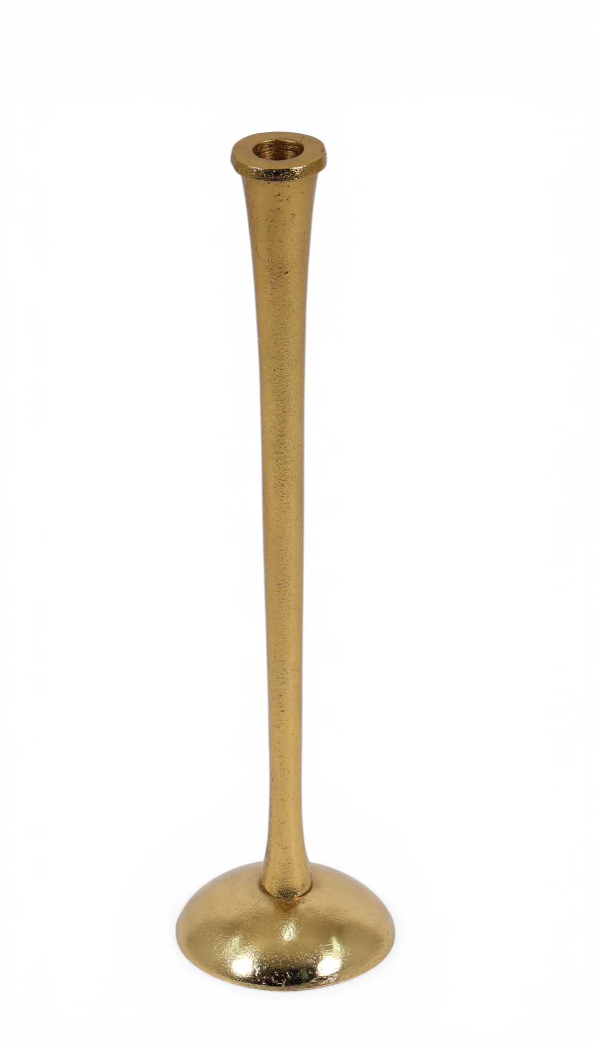 Sleek Stem Brass Candle Stand Set