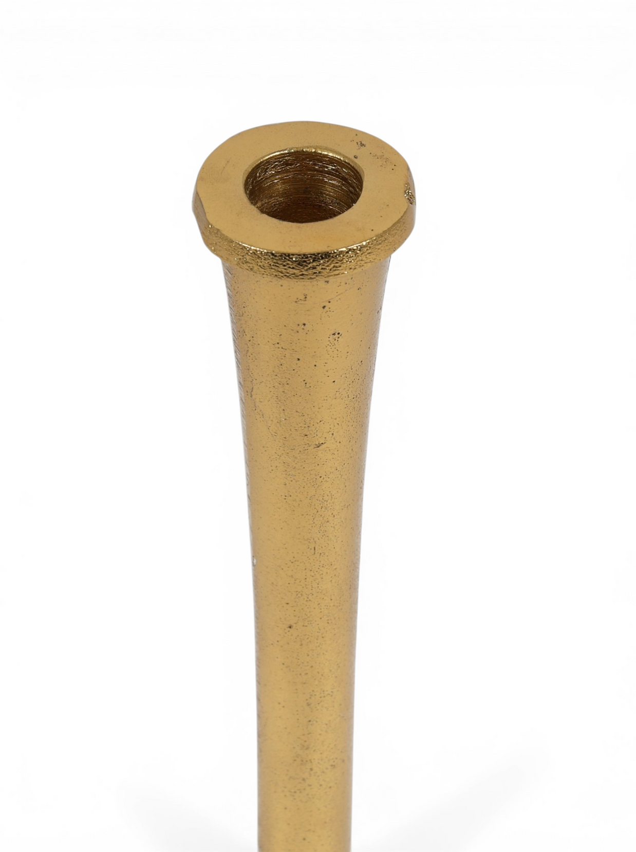 Sleek Stem Brass Candle Stand Set