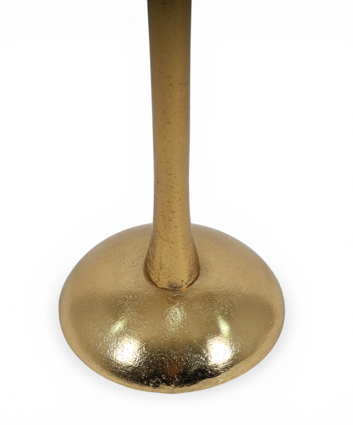 Sleek Stem Brass Candle Stand Set