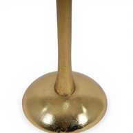 Sleek Stem Brass Candle Stand Set