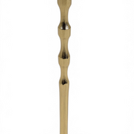 Sculpted Wave Gold Candle Holders