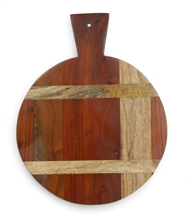 Circular Acacia Serving Platter