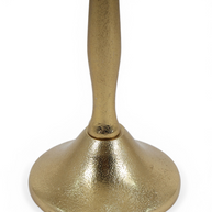 Flared Top Gold Candle Holders