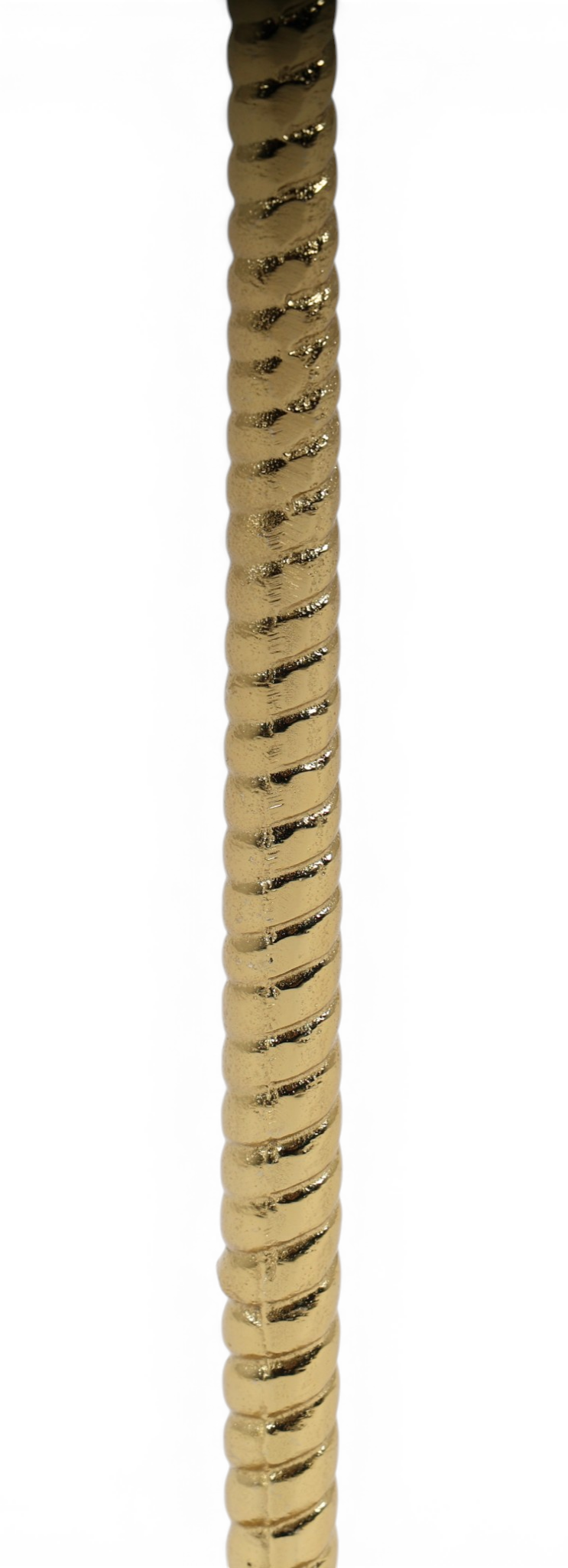Twisted Stem Gold Candle Holder Set