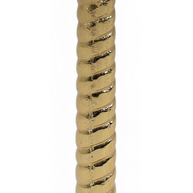 Twisted Stem Gold Candle Holder Set