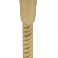 Classic Rope Pattern Gold Candle Holder