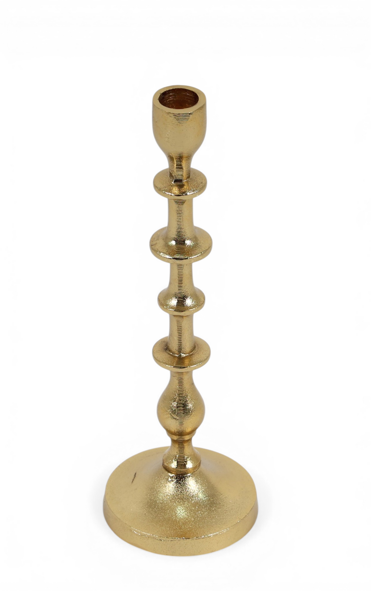 Totem Glow Gold Candle Holder