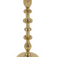 Totem Glow Gold Candle Holder