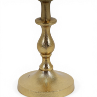 Totem Glow Gold Candle Holder