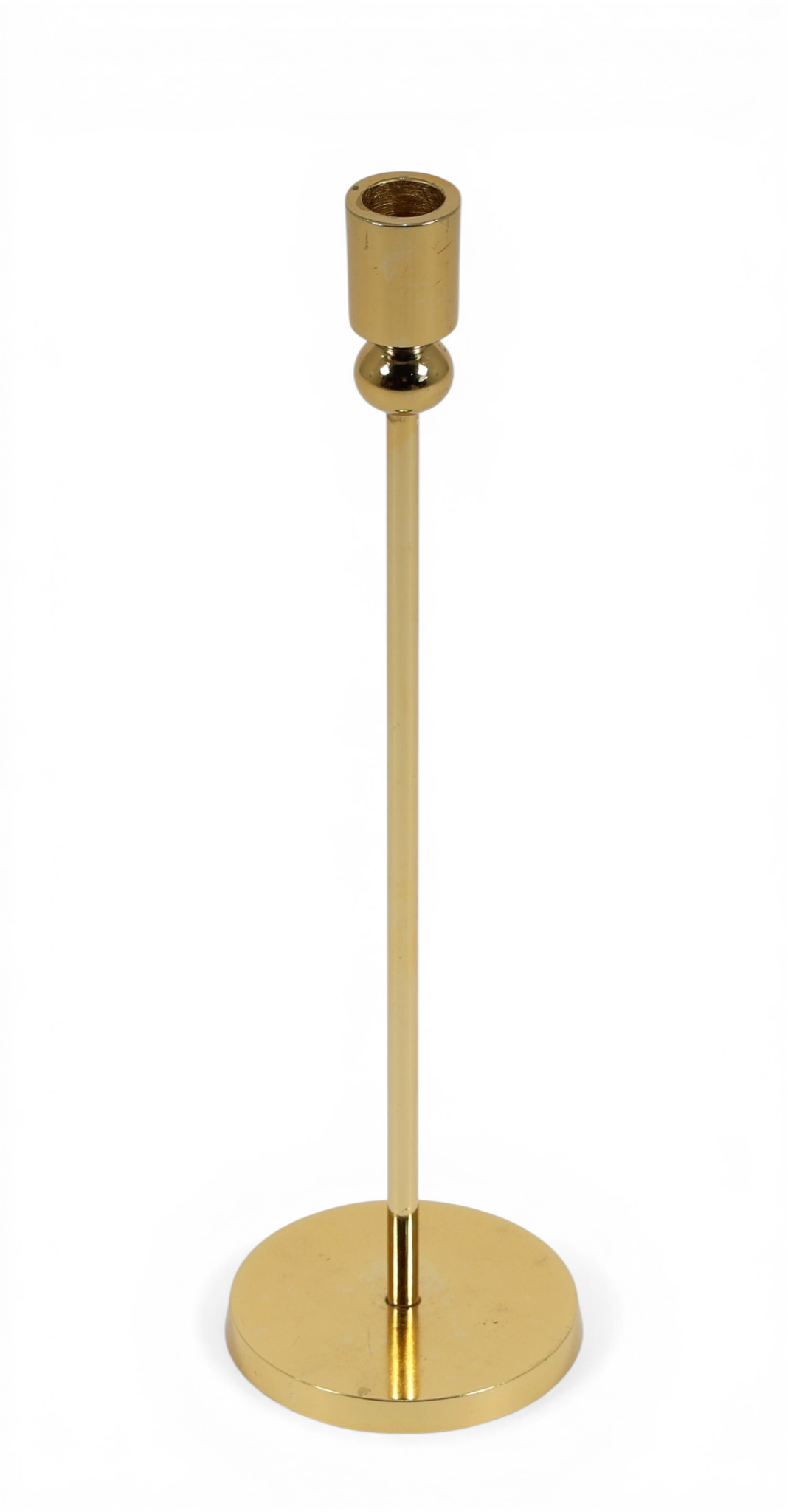 Halo Stem Gold Candle Holder