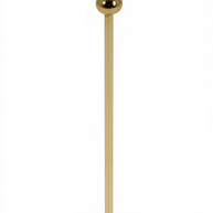 Halo Stem Gold Candle Holder