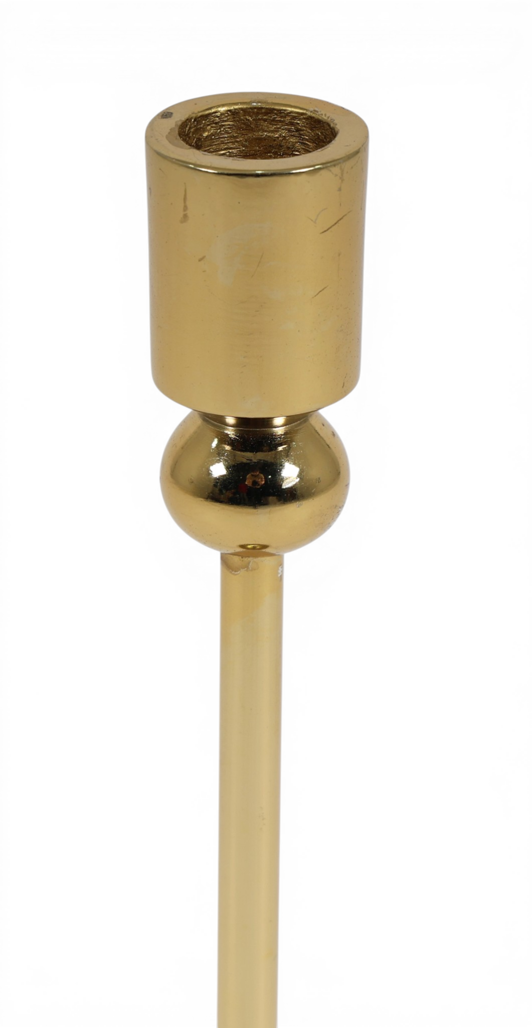 Halo Stem Gold Candle Holder