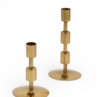 GeoStack Luxe Candle Holders