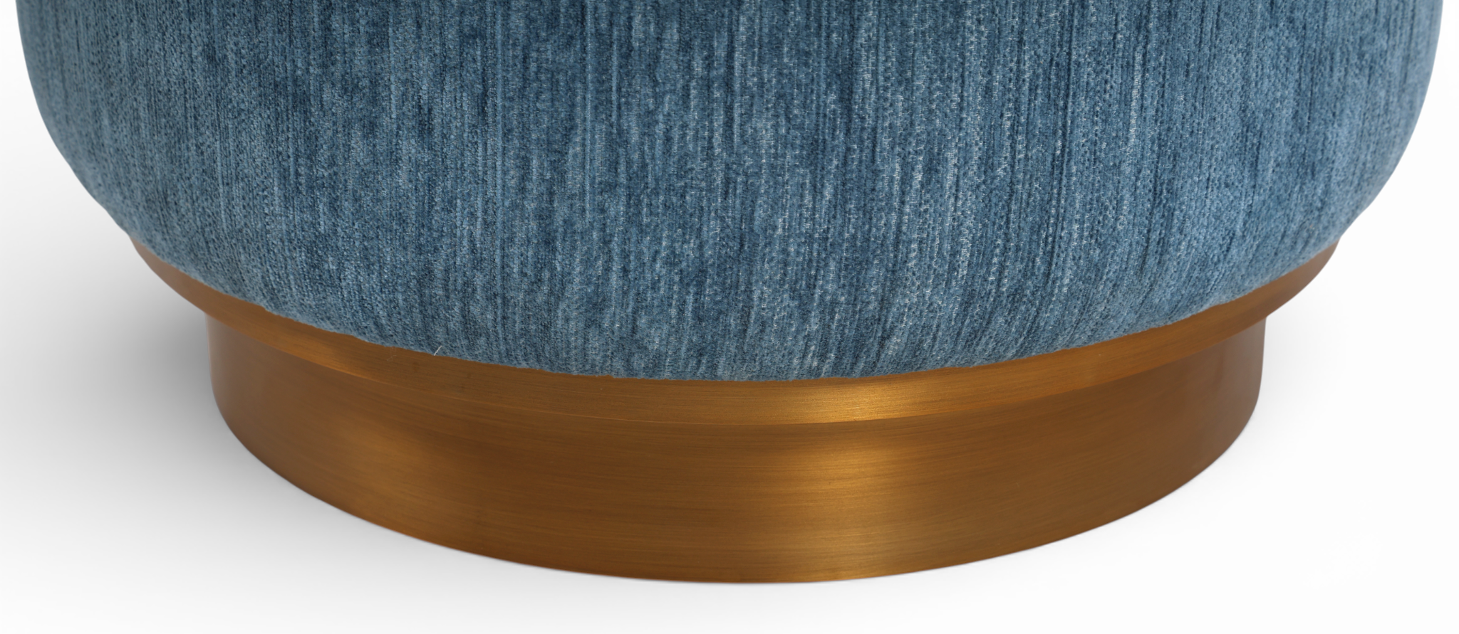 Velora Azure Ottoman