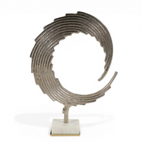Crescent Flow Art Accent