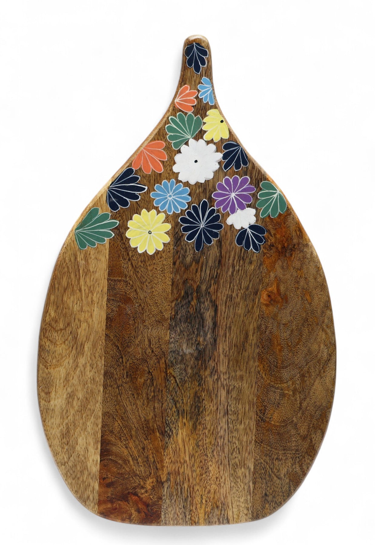 Artisan Floral Wooden Serving Board