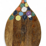 Artisan Floral Wooden Serving Board