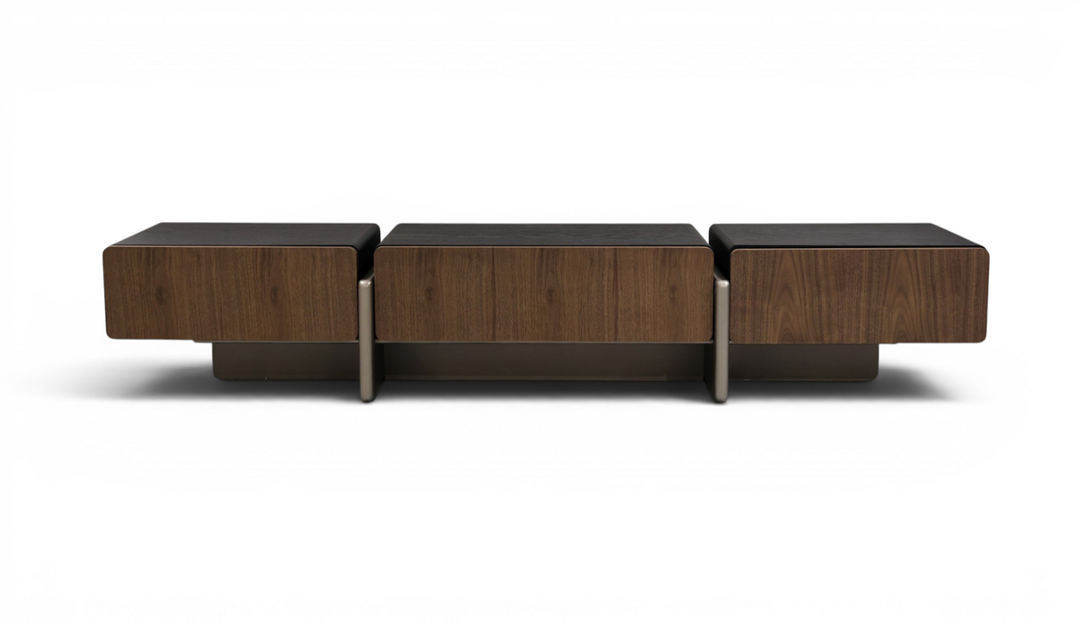 Meridian Floating Walnut TV Unit