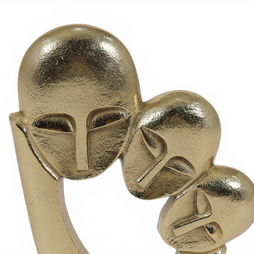 Unity Faces Art Sculpture