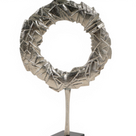 Textured Halo Ring Sculpture