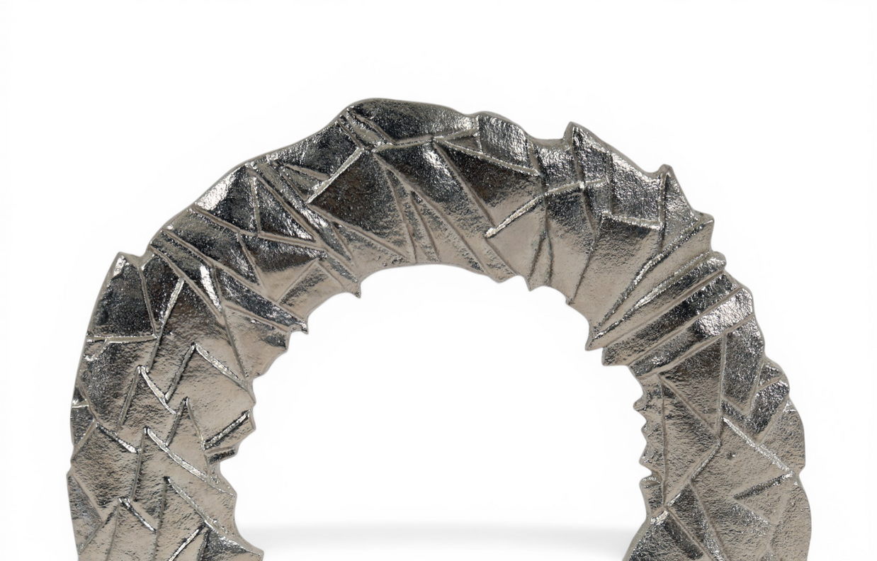 Textured Halo Ring Sculpture