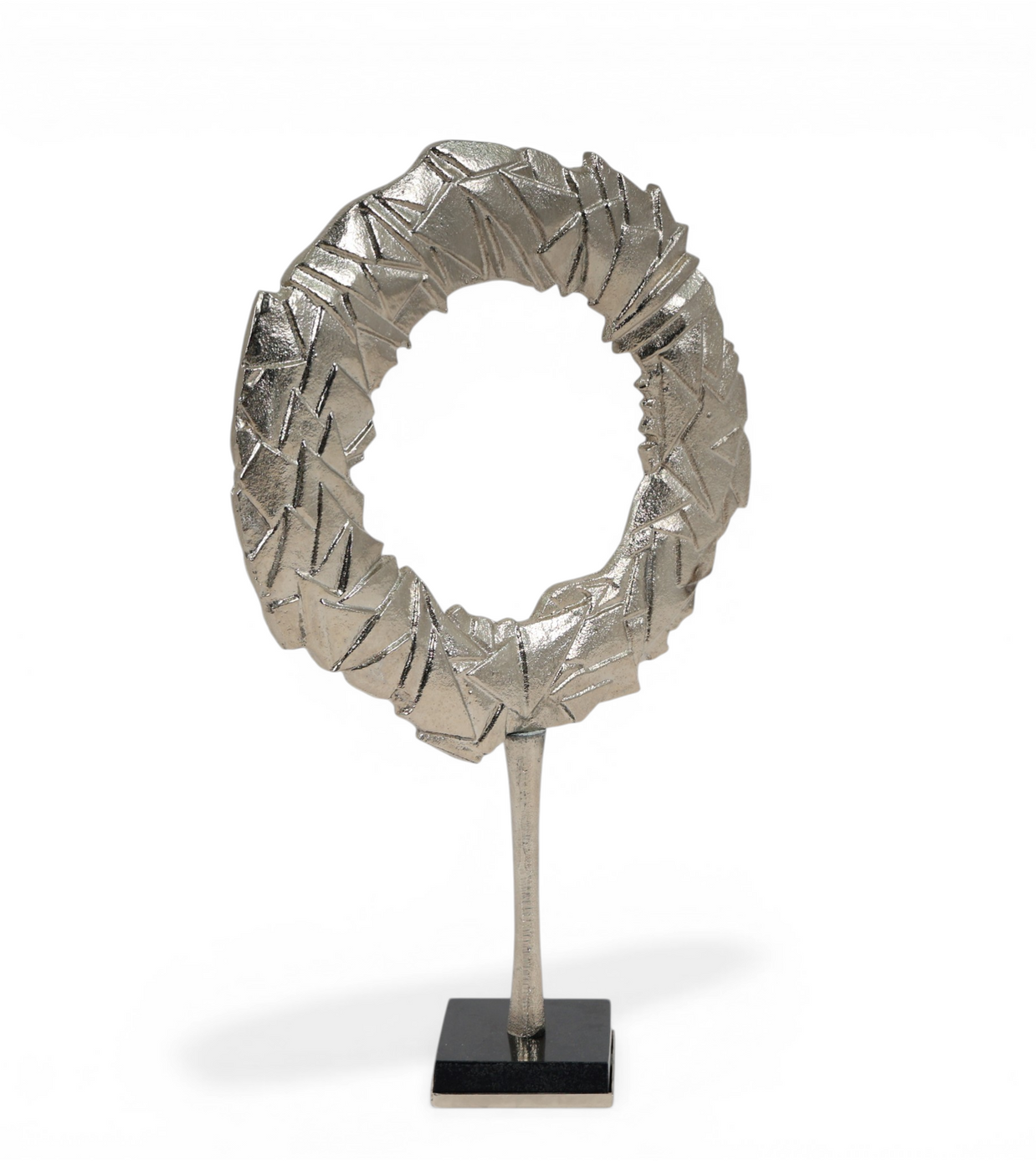 Textured Halo Ring Sculpture