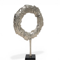 Textured Halo Ring Sculpture