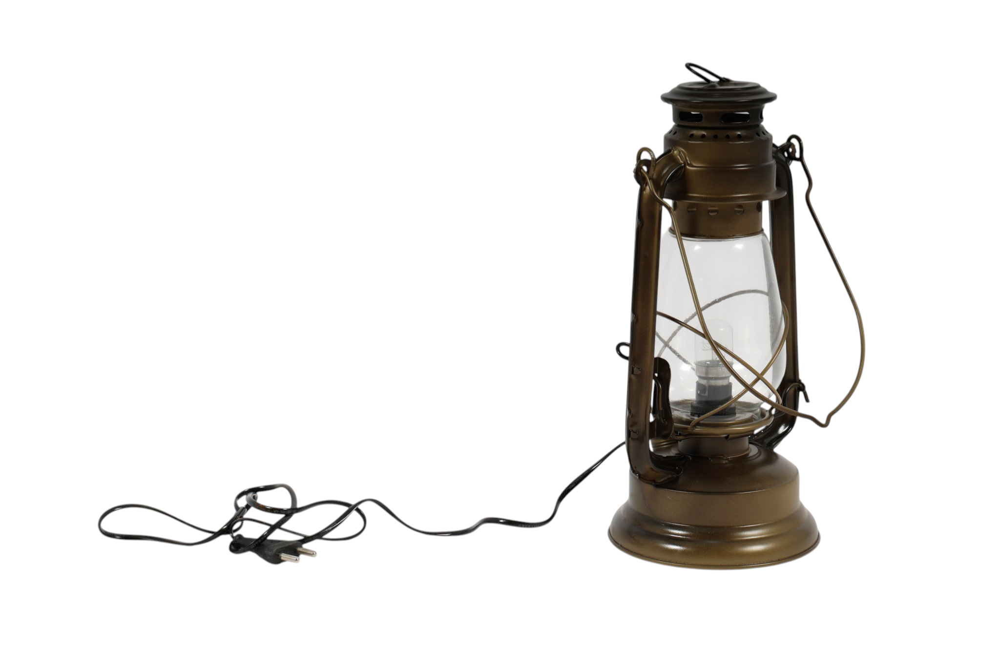 Rustic Electric Hurricane Lantern