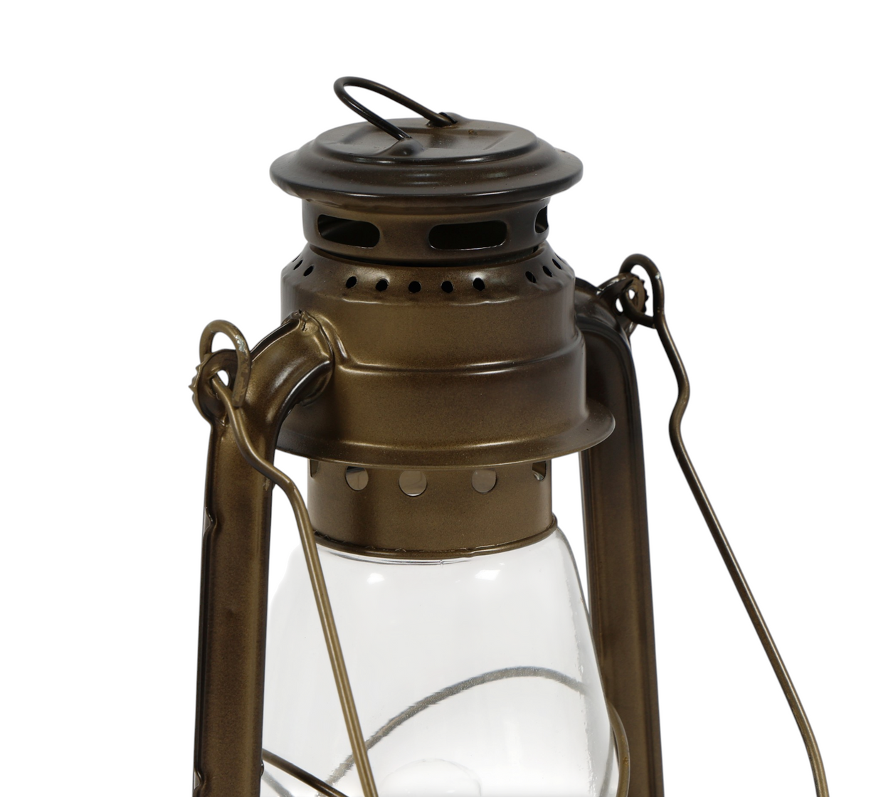 Rustic Electric Hurricane Lantern