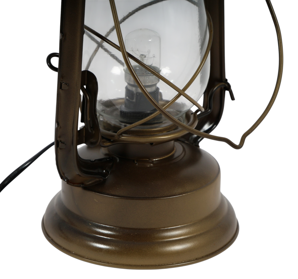 Rustic Electric Hurricane Lantern