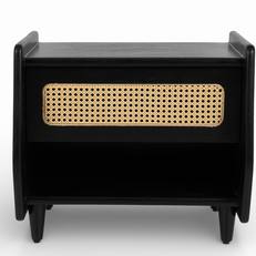 Rajwara Rattan Bedside Table