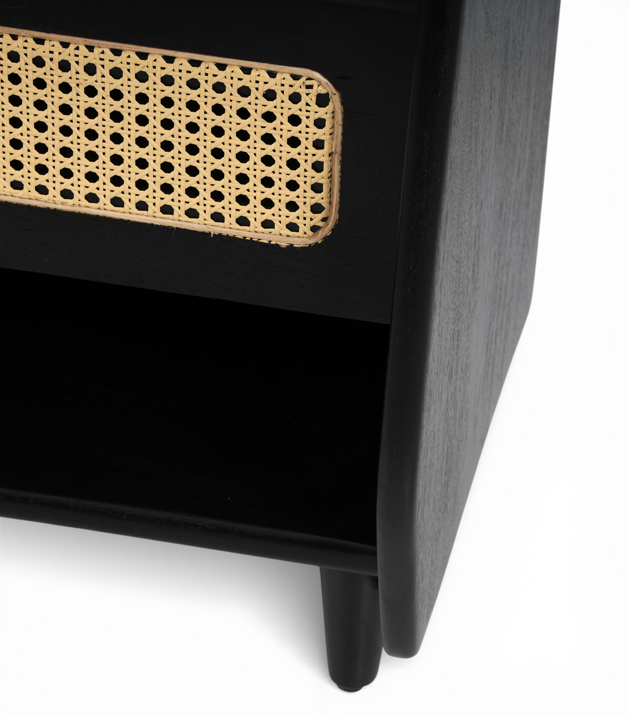 Rajwara Rattan Bedside Table