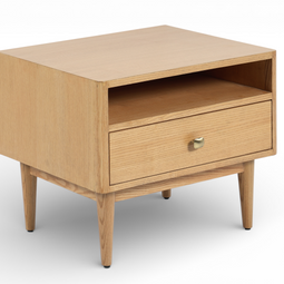 Rajsa Oak Bedside Table