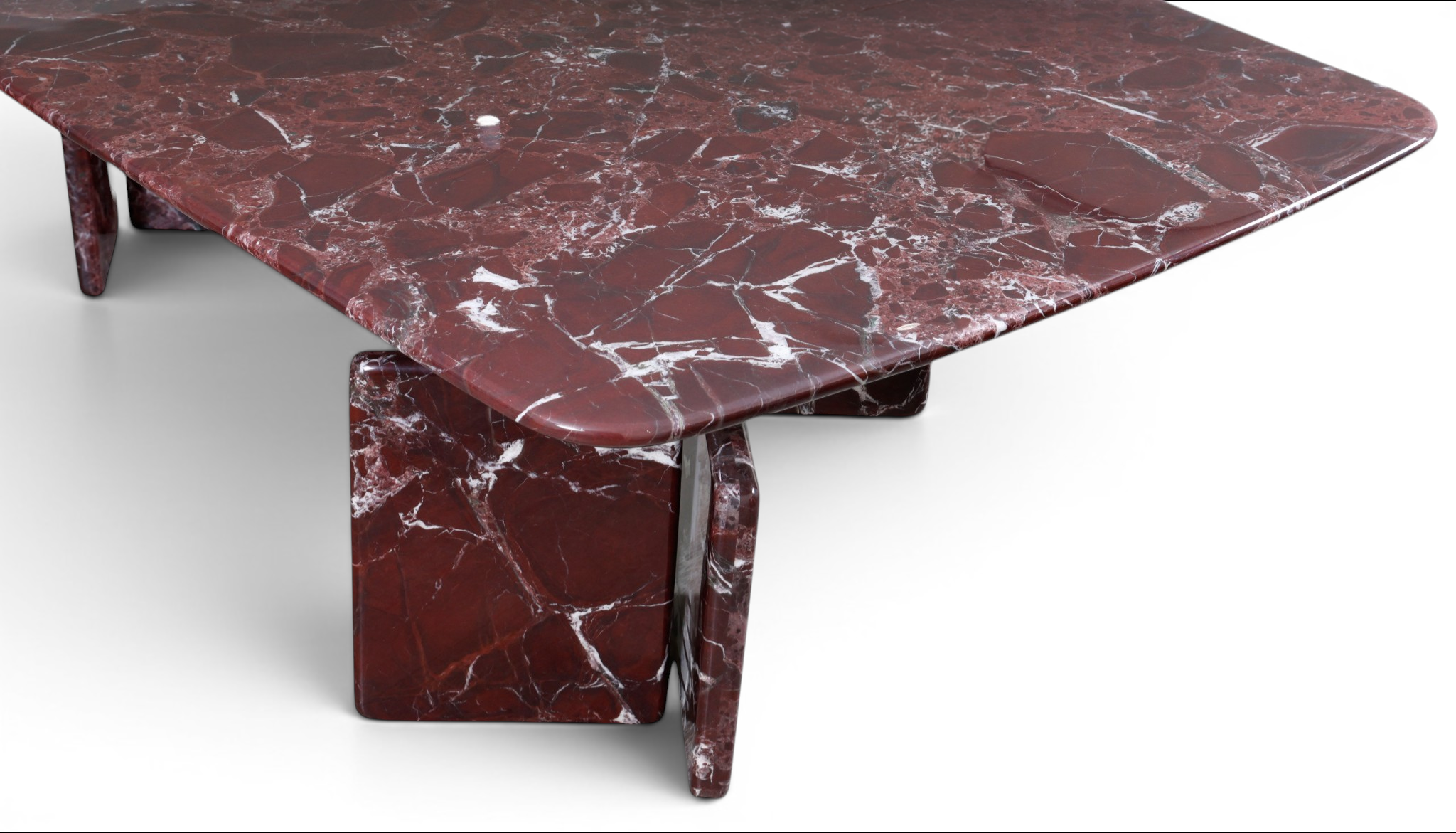 Makena Sculpted Stone Table
