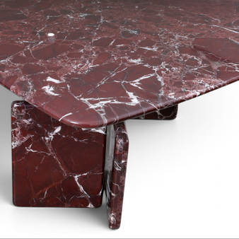Makena Sculpted Stone Table