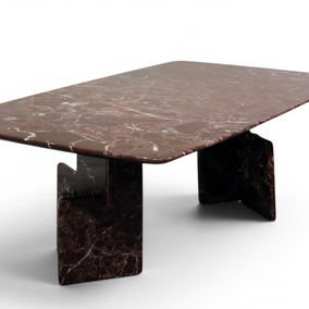 Makena Sculpted Stone Table
