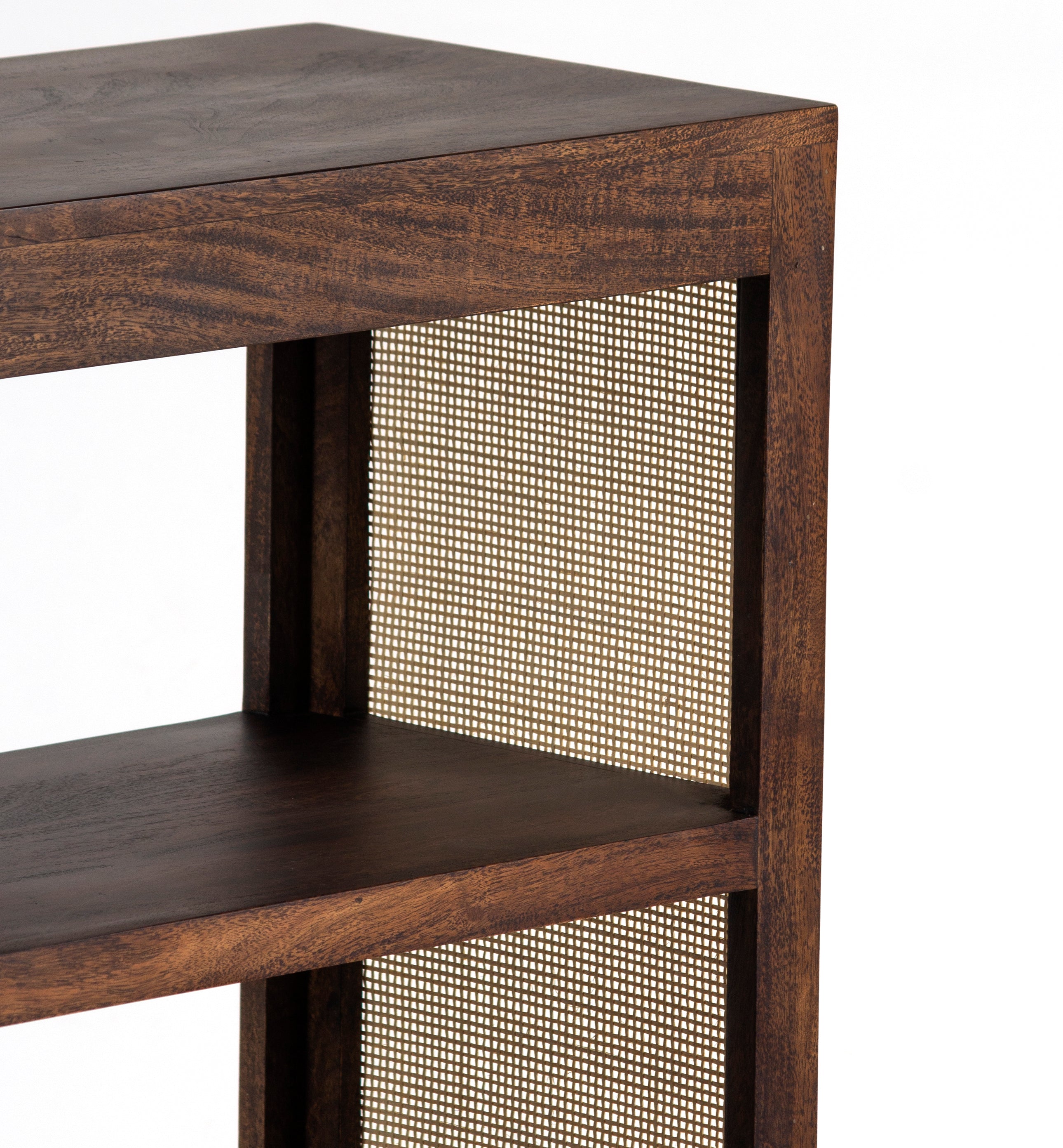 RattanFrame Storage Shelf