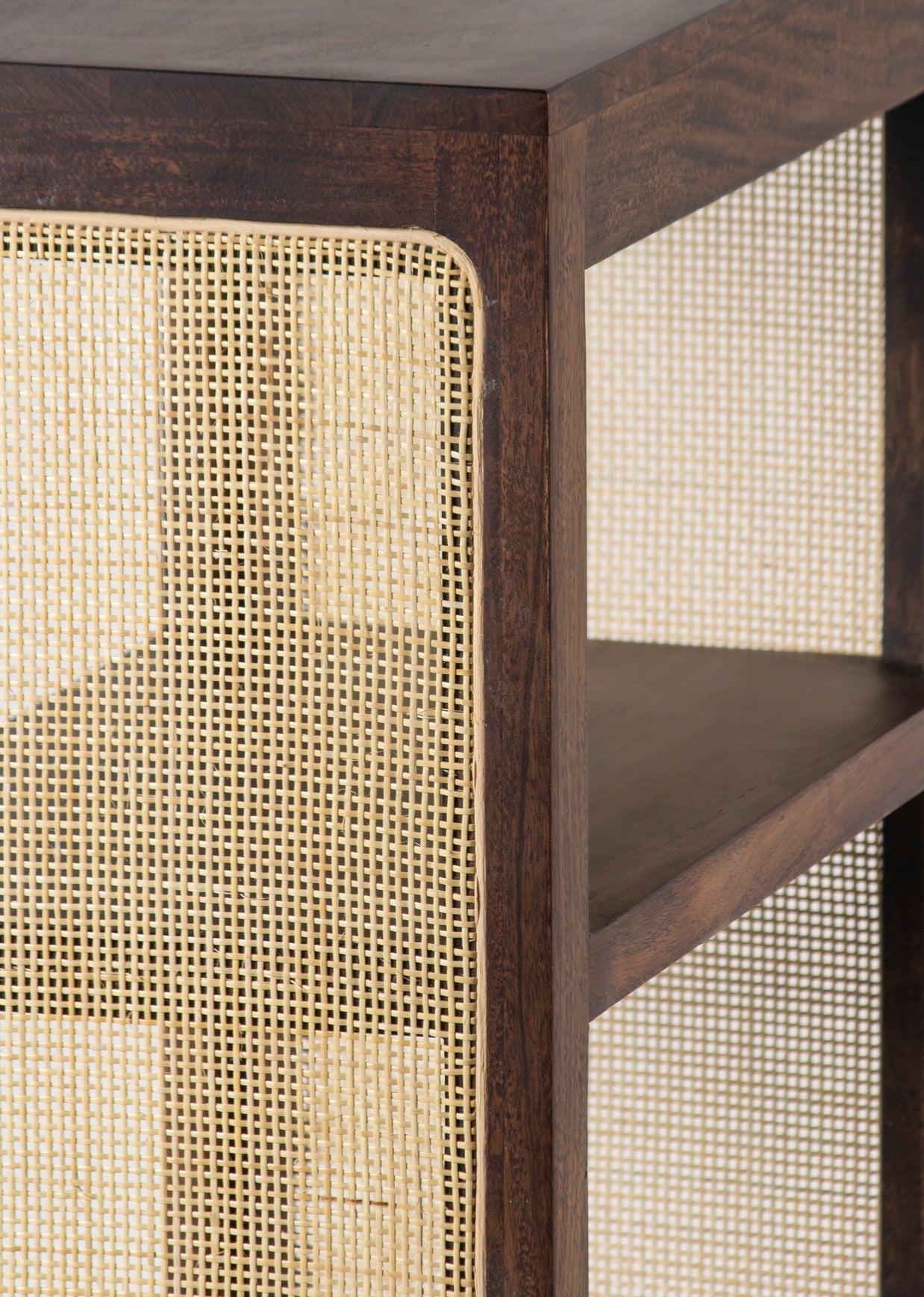 RattanFrame Storage Shelf