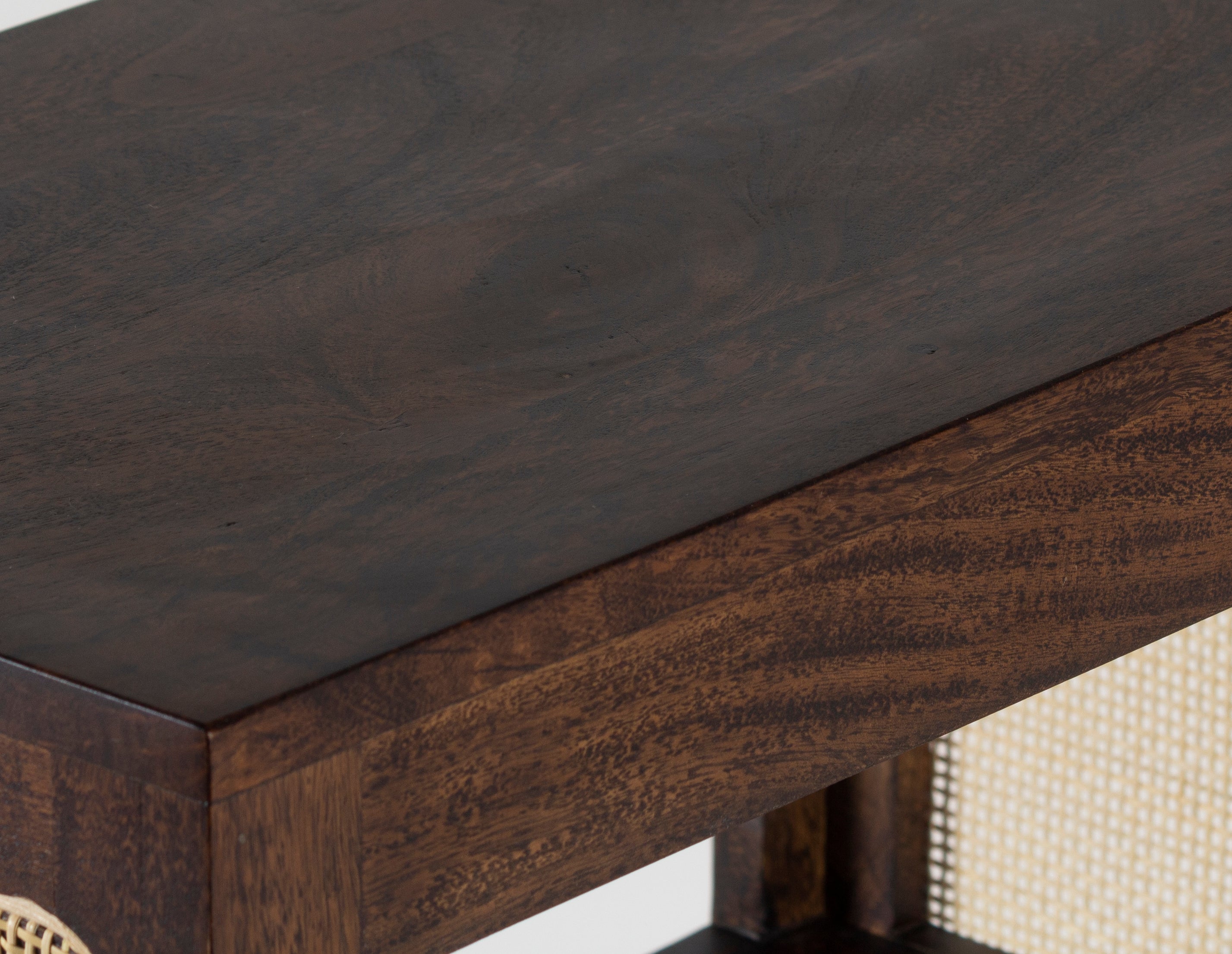 RattanFrame Storage Shelf
