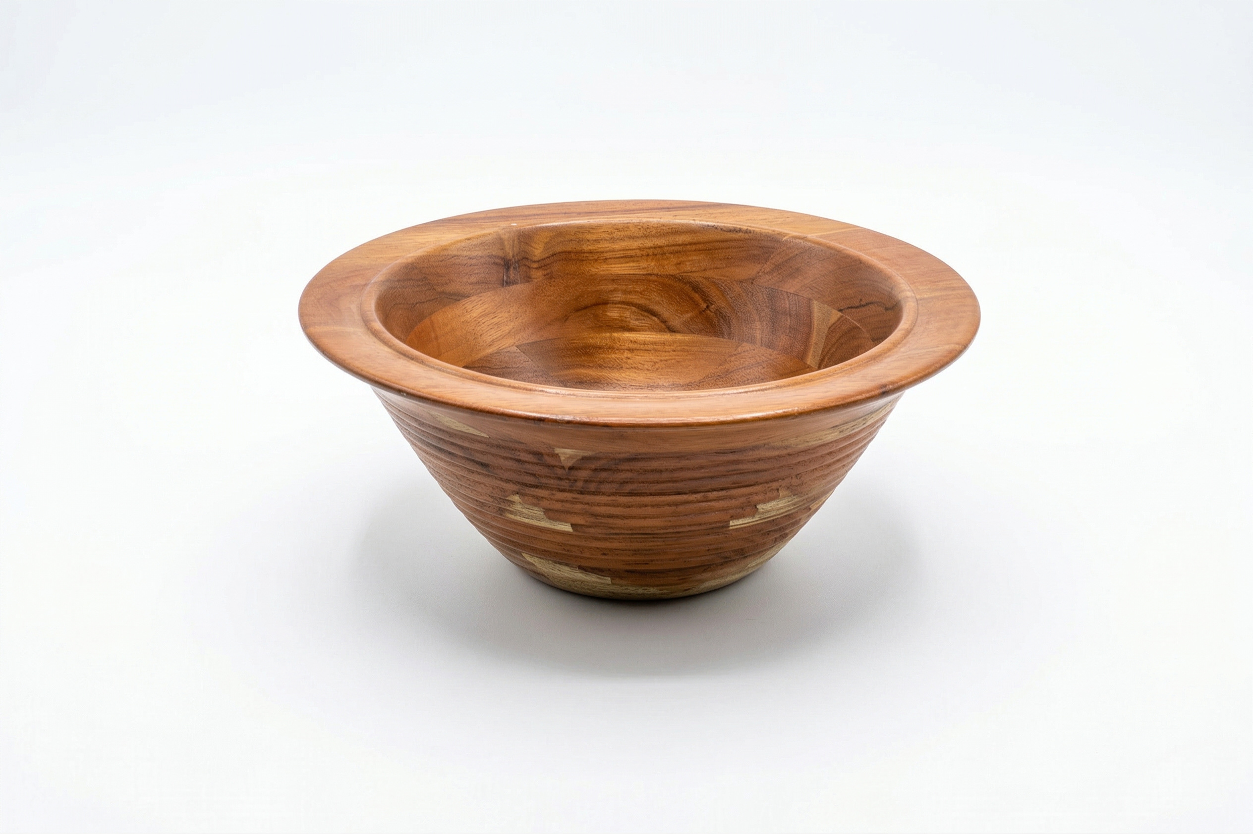 Imperial Grain Wooden Serving Bowl